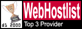 Webhostlist TOP3 Provider